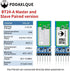 A Pair of DX-BT24-A Bluetooth Module BLE 5.1 for Arduino Master and Slave Wireless Bluetooth RF Transceiver Serial Communication Bluetooth Pass Through Module Compatible with Android/iOS