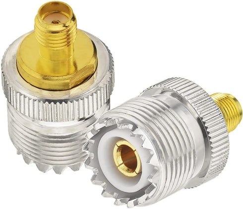 Superbat UHF to SMA Adapter, UHF Male/Female to SMA Male/Female Connector RF Coax Coaxial Adapter Kit