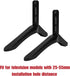 Marsrut 32 65 Inches Universal TV Stand Base Fit for to LCD LED TVs, Small Table Top Pedestal Monitor Riser, Steel