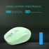 ONE-UP Wireless Mouse, 2.4G + Bluetooth, Rechargeable Battery, Silent, Portable, USB Nano Receiver for Laptop,