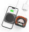 2 in 1 Foldable Mini Travel Wireless Charger Stand for Apple, KUXIU Aluminum Alloy Magnetic Charging Station for iPhone