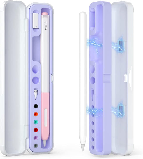 JOOSKO Magnetic Carrying Case Compatible with Apple Pencil 2nd Generation and 1st Gen