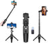 Tripod Monopod Selfie Stick 40 Inch with Wireless Remote Control, Phone Clip Holder for iPhone 15/14/13/12/11 Pro Max,