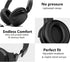 Wireless Bluetooth TV Headphones, HiFi Stereo Over Ear Headphones with Soft Earmuffs, Lightweight Wireless Headphones