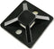 HS Cable Tie Mounts - Self Adhesive with Screw Hole, Zip Wire Tie Mounting Base Holder (100 Pack) Squares 1x1 Inch,