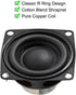 ACEIRMC 2inch 4Ohm 10W (2pcs) Full Range Audio Speaker Stereo Woofer Loudspeaker for Arduino