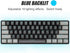 abucow 60% 61 Mechanical Gaming Keyboard Blue Switch Wired Compact Keyboard Anti-Ghosting No-Conflict Swappable keycaps