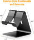 ORIbox Cell Phone Stand, Aluminum Desktop Solid Stand for Office Desk