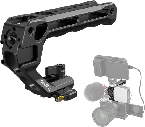 SMALLRIG Lightweight NATO Top Handle, Quick Release NATO Grip with NATO Rail for DSLR Camera Cage, Universal Top Handle