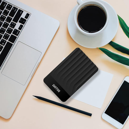 Portable External Hard Drive Storage, Mobile HDD USB 3.0 for PC, Mac, Desktop, Laptop, PS4, PS5, Xbox (Black, 320GB)