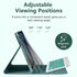 MMK Keyboard Case for iPad 10th Generation 10.9" 2022, Detachable Bluetooth Keyboard & Pencil Holder, Green