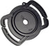 Camera Buckle Lens Cap Holder for Canon Nikon Sony Olympus Fujifilm Pentax Panasonic DSLR/SLR Lens Cap - Black ABS
