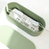 FABROK Cable Management Box, Small Green Cord Organizer with 10 Cable Ties, Power Strip Storage for Charger