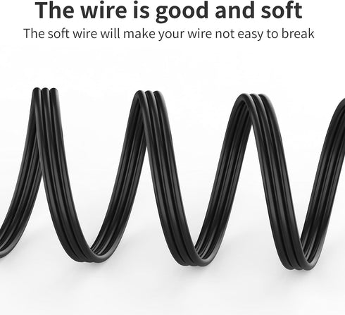 Abireiv 25FT 3RCA 3RCA Set-Top 24K Audio Video RCA Cable, to Composite AV Cable Compatible with Box, Speaker