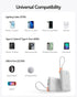 Power Bank 20000mAh 30W Fast Charging Portable Charger with Built-in Cables & LED Display for iPhone, Samsung