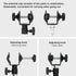Umbrella Chair Clamp for Cameras, Black, with Tripod Mount
