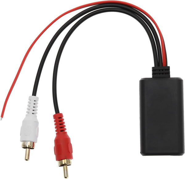 Car Bluetooth 5.0 Audio Adapter, 2 RCA Input Wireless Bluetooth AUX Module for Car Radio Stereo Speaker