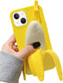 JIATAY 15 3D 15 for iPhone Case Cute, Silicone Kawaii Phone Cases Squishy Fidget Protective Camera Lens Protector Cover