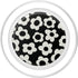 PopSockets Floral Phone Grip & Stand Black Mod Flower PopGrip for MagSafe
