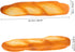 Cabilock Realistic Artificial Baguette Bread Model Lifelike Fake Bread Display Prop for Cake Photography Bakery