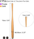 MECCANIXITY 2pcs Stylus Pens for Touch Screens Slim Universal Capacitive Stylus Pen for All Capacitive Touch Screen Device with 4 Fiber Fine Tips, Purple Gold
