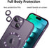 KANGHAR Magnetic Clear Case for iPhone 15 Plus - Anti-Yellowing, Shockproof Slim Cover, Compatible with MagSafe, Deep