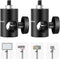Neewer Rapid Adapter with 1/4" Screw 2-Pack, Multi-Functional Light Stand Tip Adapter for Studio Monitor Stand, Camera