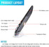 lychee Wireless Optical Pocket Pen Mouse - 2.4GHz USB Mini Air Mouse with Adjustable DPI for PC, Laptop, Mac (Grey)