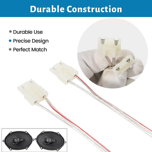 Speaker Wiring Harness Connector Adapter for GM GMC Sierra Yukon S10 Chevrolet Suburban Impala Corvette 1973-1994