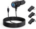 YEAOI Mini USB Dash Cam Power Cord for Rove R2-4K, Car Charger Cable