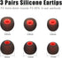 Replacement Earbuds Tips, Anti Slip Silicone Earhooks, Earbuds Cover, Eartips Fins Wings Stabilizer for In-Ear Earbuds