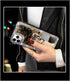 LUVI 6.7 inch Compatible iPhone 12 Pro Max Diamond Glitter Case with Makeup Mirror, Ring Holder, Bling Rhinestone