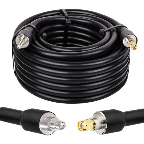 XRDS -RF SMA Cable - SMA Extension Cable, Low Loss KMR400 SMA Male to Female for 3G 4G LTE, 35FT