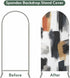 Jnbasdffb 7.2 Black White Wedding Arch Cover,Stretchy Spandex Arch Backdrop Stand Covers FT,Geometric Oil Painting