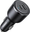 UGREEN 63W USB C Car Charger Adapter, PPS 45W Super Fast Charging for iPhone 15/14/13/12, Galaxy S24/S23/S22