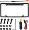 VKQTS 2026 New License Plate Backup Camera with 8 LED Lights,Waterproof License Plate