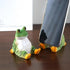 TANG SONG Adorable Hand-Carved Wooden Frog Phone Stand - Cute Tablet Holder