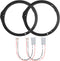 6.5'' Front Door Speaker Spacer Compatible with Honda Accord Civic CRV CRZ Insight Odyssey 6-6.75 inch Install Base