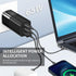 USB C GaN Charger, 65W & 45W 3 Port PD 3.0 QC3.0 Wall Adapter, Compatible with iPhone 14 Pro Max, Galaxy S22