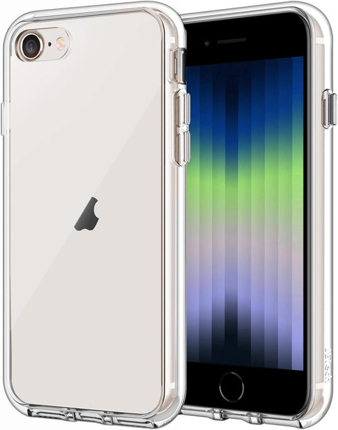 JETech 4.7-Inch Case for iPhone SE 3/2 (2022/2020 Edition), Clear Anti-Scratch Shockproof Phone Bumper Cover