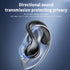 Wireless Earbuds, Open-Ear Bluetooth 5.3 Noise Cancelling Headphones with Ear Hooks, 60H Playtime for Running