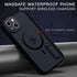 Compatible iPhone 13 Waterproof Case, Magnetic Case with Built-in Screen Protector, Full Body Rugged Military Grade