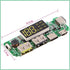 1Pcs 18650 Charger Board Lithium Battery Charging Module Dual USB 5V 2.4A MiniType-C Power Bank Module DIY with Overcharge Overdischarge Short Circuit Protection LED Display