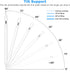 Stylus Pen for iPad, Apple Pencil Compatible with iPad 10/9th Gen, iPad Pro 11 & 12.9 inch, iPad Mini 6th/5th Gen