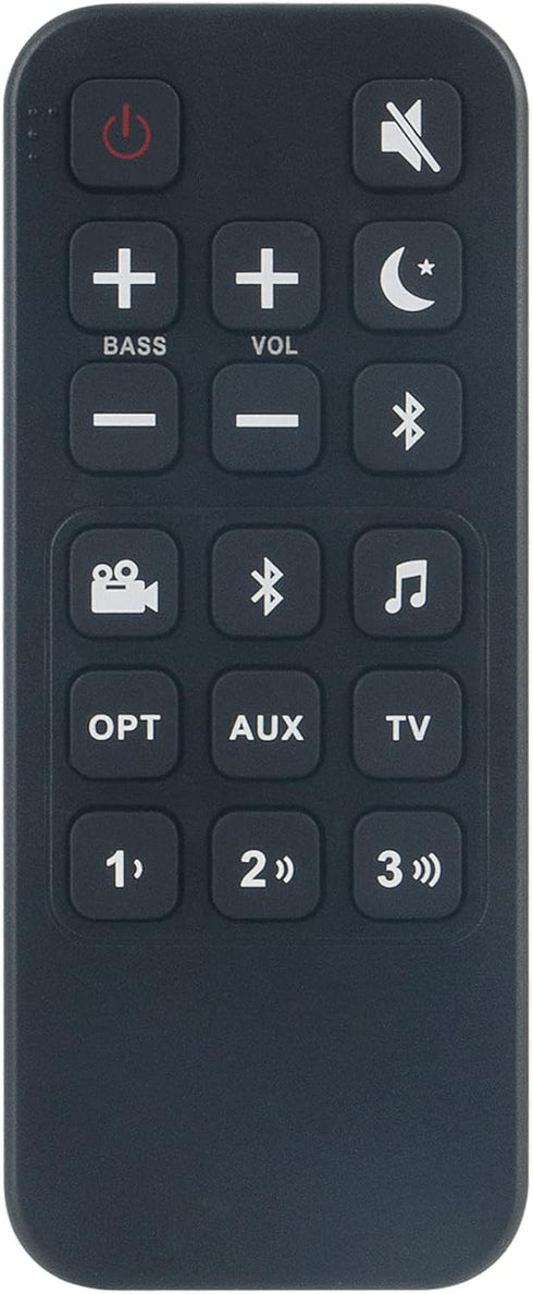 Replacement Remote Control for Polk Audio Sound Bar Signa S1 S2 S3, Compatible with Multiple Models