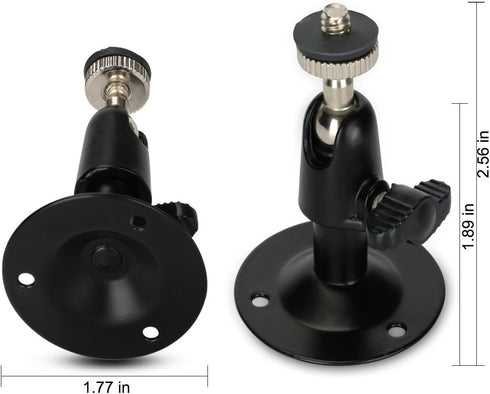 SERMICLE Security Wall Mount for Stick Up Cam Wired/Battery, Metal Bracket for Oculus Sensor, Arlo, 360° Rotation, 3