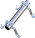 2 PCS Stainless Steel Antenna Mount Double Wall Mount Antenna Mast Clamp V Jaw Bracket Accessories Kit [Without The