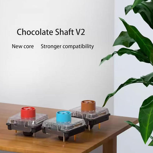 Kailh Choc V2 Low Profile Switch Red Linear, 5-Pin 50gf RGB SMD Gaming Mechanical Keyboard Switch (Choc Red 10pcs)