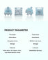 45gf 100 5-Pin PC/PA66 EPOMAKER Creamy Jade Gaming Keyboard Switches, PCS Linear Switch, Pre-Lubed Switch, with Case