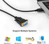 CableCreation USB to RS232 Serial Adapter (FTDI Chipset), Gold Plated DB9 Converter Cable for Windows and Mac OS X